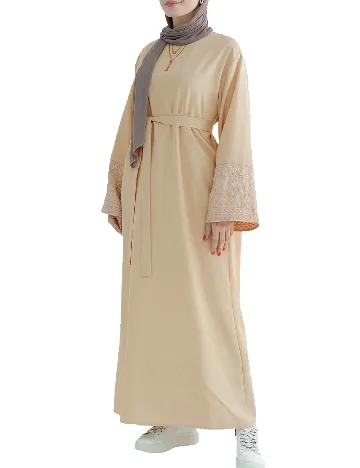 Rochie lunga SHEIN, crem