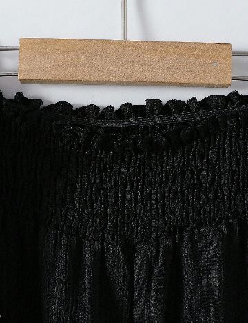 Set pantaloni 2 perechi Shein Kids, negru/animal print