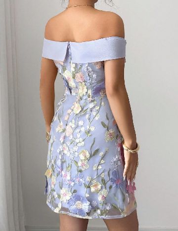 Rochie scurta SHEIN, floral print