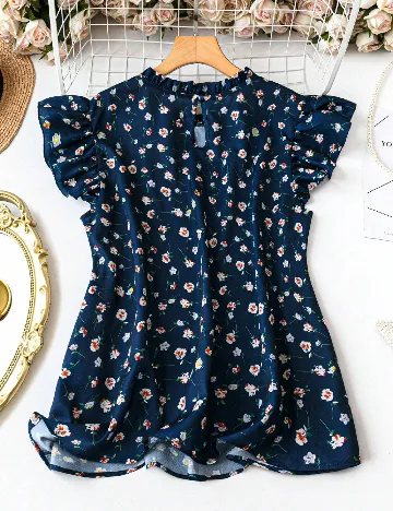 Bluza SHEIN CURVE, bleumarin