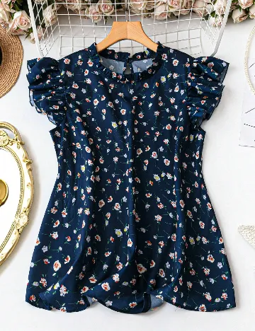 Bluza SHEIN CURVE, bleumarin