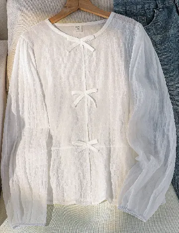 Bluza Shein Kids, alb