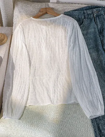 Bluza Shein Kids, alb