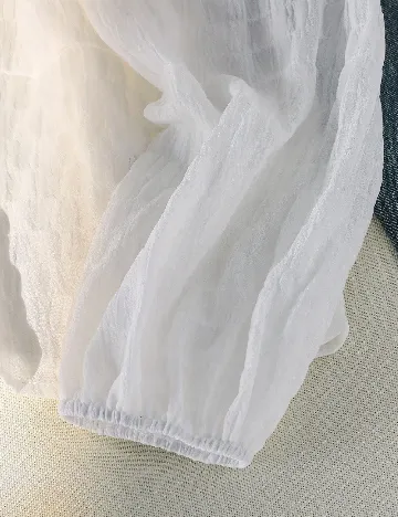 Bluza Shein Kids, alb