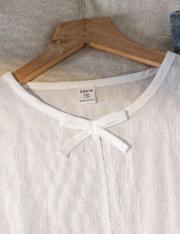 Bluza Shein Kids, alb