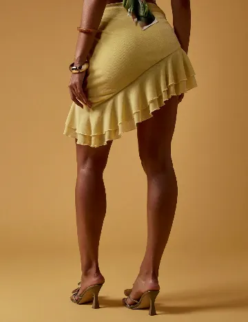 Fusta Missguided, galben