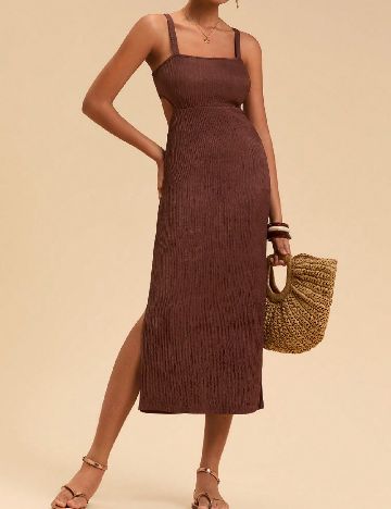 Rochie medie SHEIN, maro