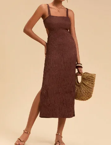 Rochie medie SHEIN, maro