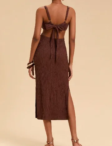 Rochie medie SHEIN, maro