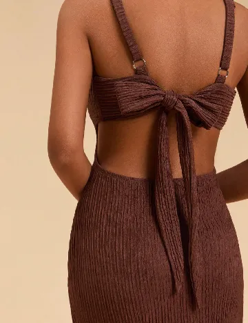 Rochie medie SHEIN, maro