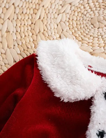 Salopeta Shein Kids, rosu