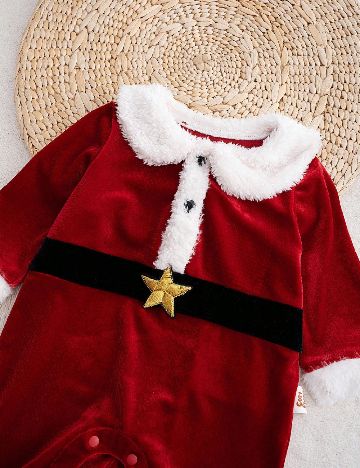 Salopeta Shein Kids, rosu