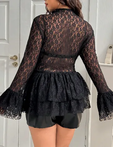 Bluza SHEIN CURVE, negru