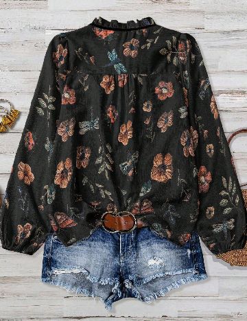 Bluza SHEIN CURVE, negru