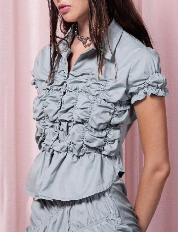 Camasa SHEIN, albastru