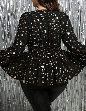 Bluza SHEIN CURVE, negru