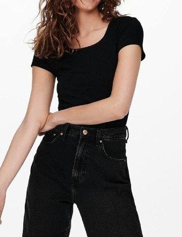 Set Tricouri 2 bucati Only, alb/negru