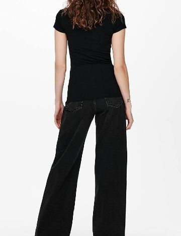 Set Tricouri 2 bucati Only, alb/negru