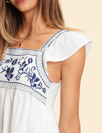 Rochie scurta SHEIN, alb