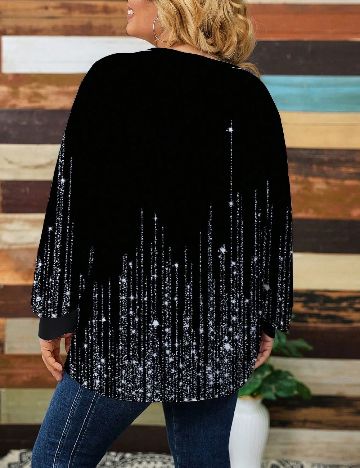 Bluza SHEIN CURVE, negru