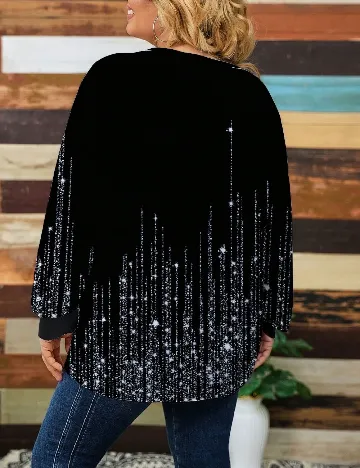 Bluza SHEIN CURVE, negru