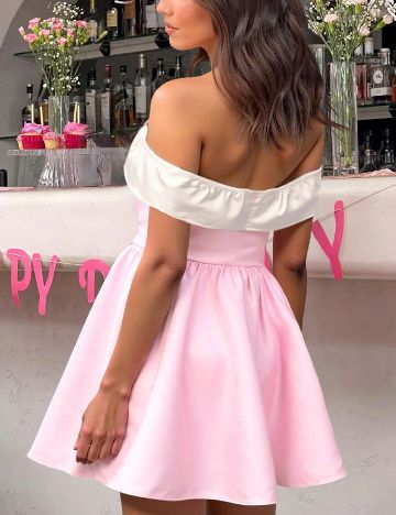 Rochie scurta SHEIN, roz