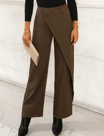 Pantaloni SHEIN, maro