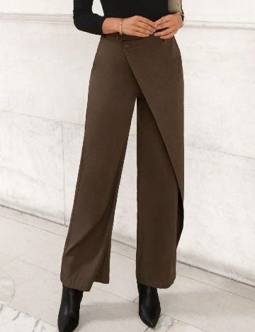 Pantaloni SHEIN, maro