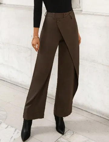 Pantaloni SHEIN, maro