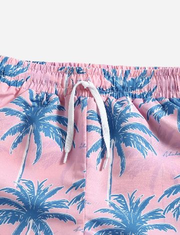 Short de baie Shein Kids, roz