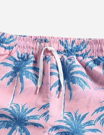 Short de baie Shein Kids, roz