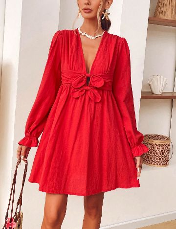 Rochie scurta SHEIN, rosu