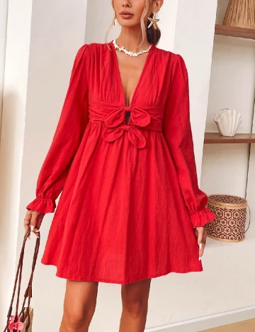 Rochie scurta SHEIN, rosu