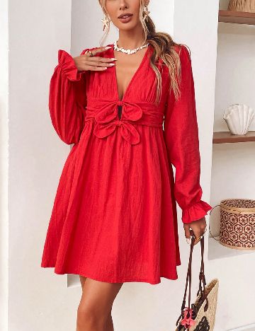 Rochie scurta SHEIN, rosu