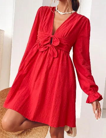 Rochie scurta SHEIN, rosu