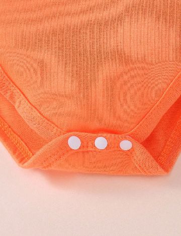 Compleu Shein Kids, portocaliu/alb