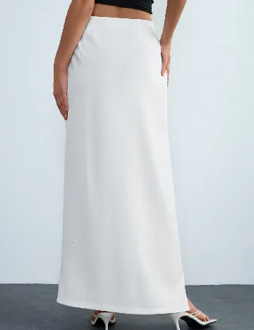Fusta SHEIN, alb