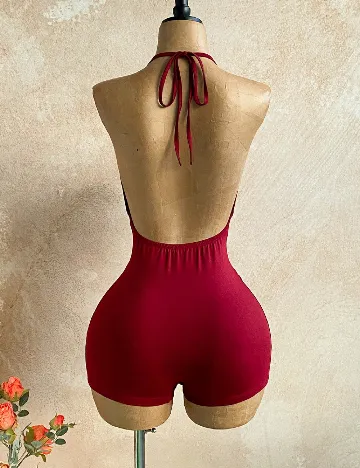 Salopeta SHEIN, visiniu