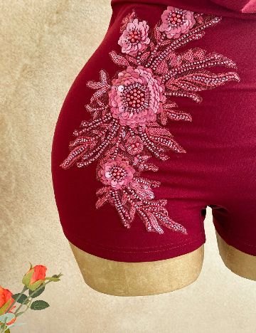 Salopeta SHEIN, visiniu