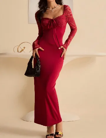 Rochie lunga SHEIN, rosu