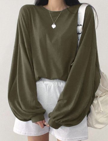 Bluza Oversize Dazy, verde