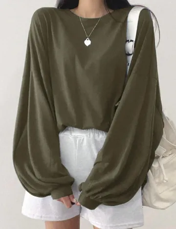 Bluza Oversize Dazy, verde