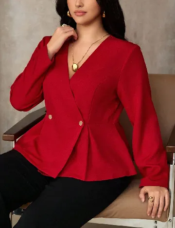 Bluza SHEIN CURVE, rosu