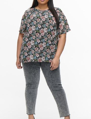 Bluza Only Carmakoma, floral print