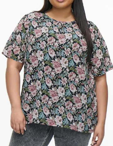 Bluza Only Carmakoma, floral print