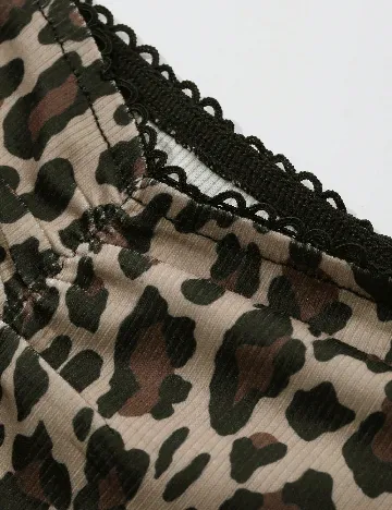 Tricou Dazy, animal print