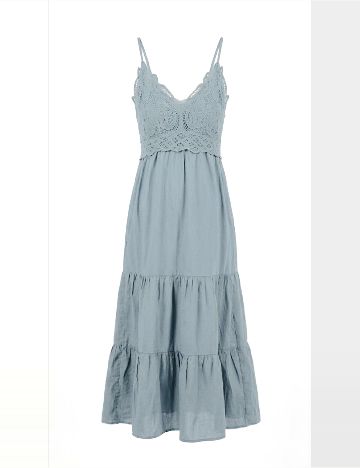 Rochie medie Only Maternity, albastru