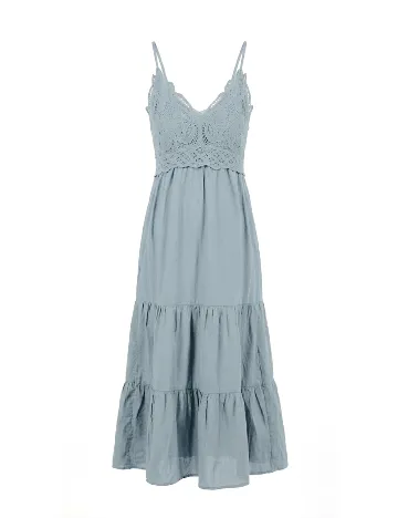 Rochie medie Only Maternity, albastru