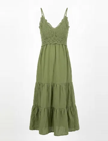 Rochie medie Only Maternity, verde