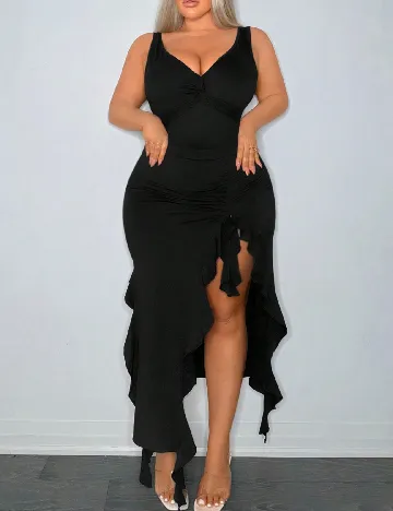 Fusta SHEIN CURVE, negru